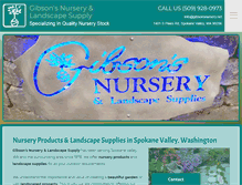 Tablet Screenshot of gibsonsnursery.net